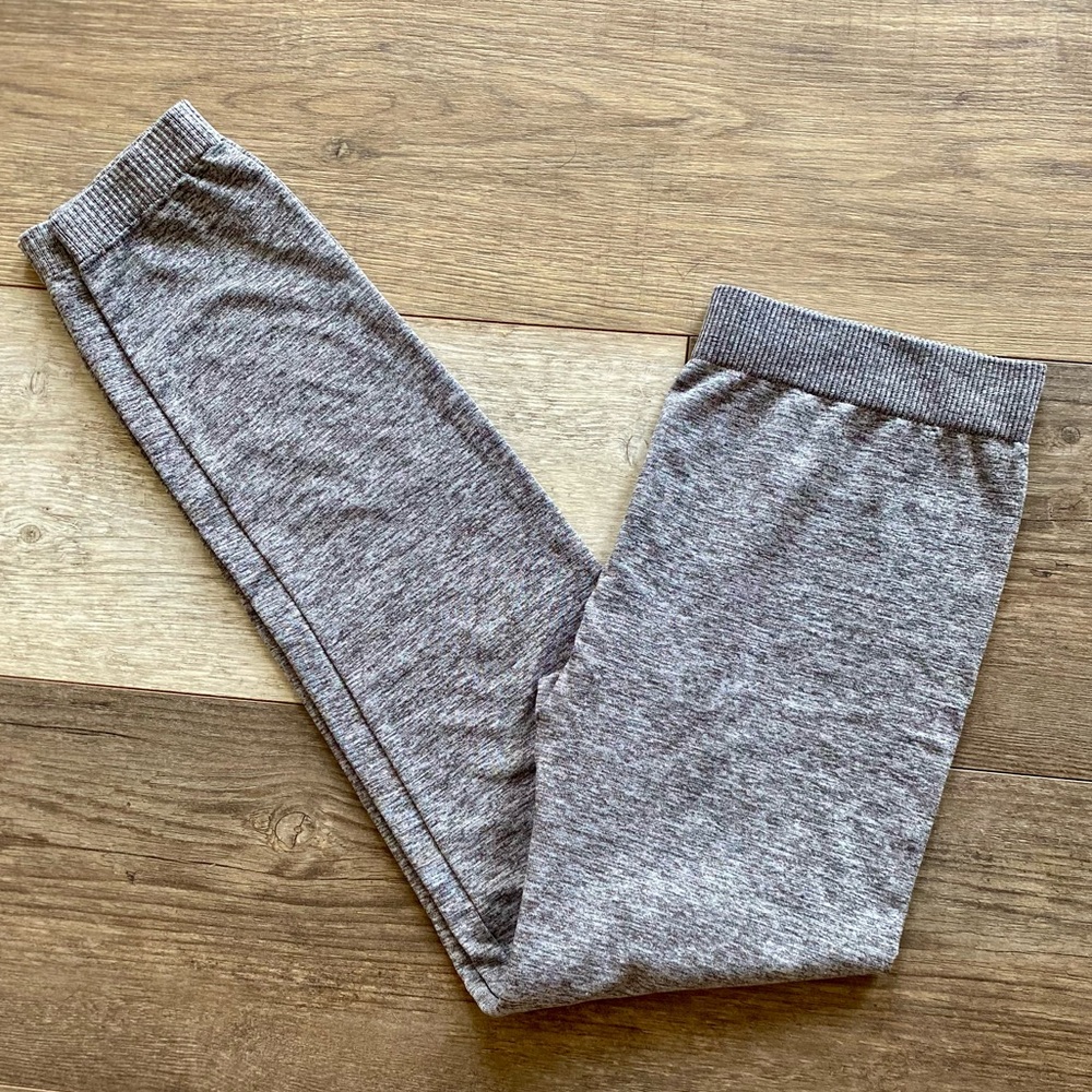 LVLX LIGHT GREY CROPPED LEGGINGS